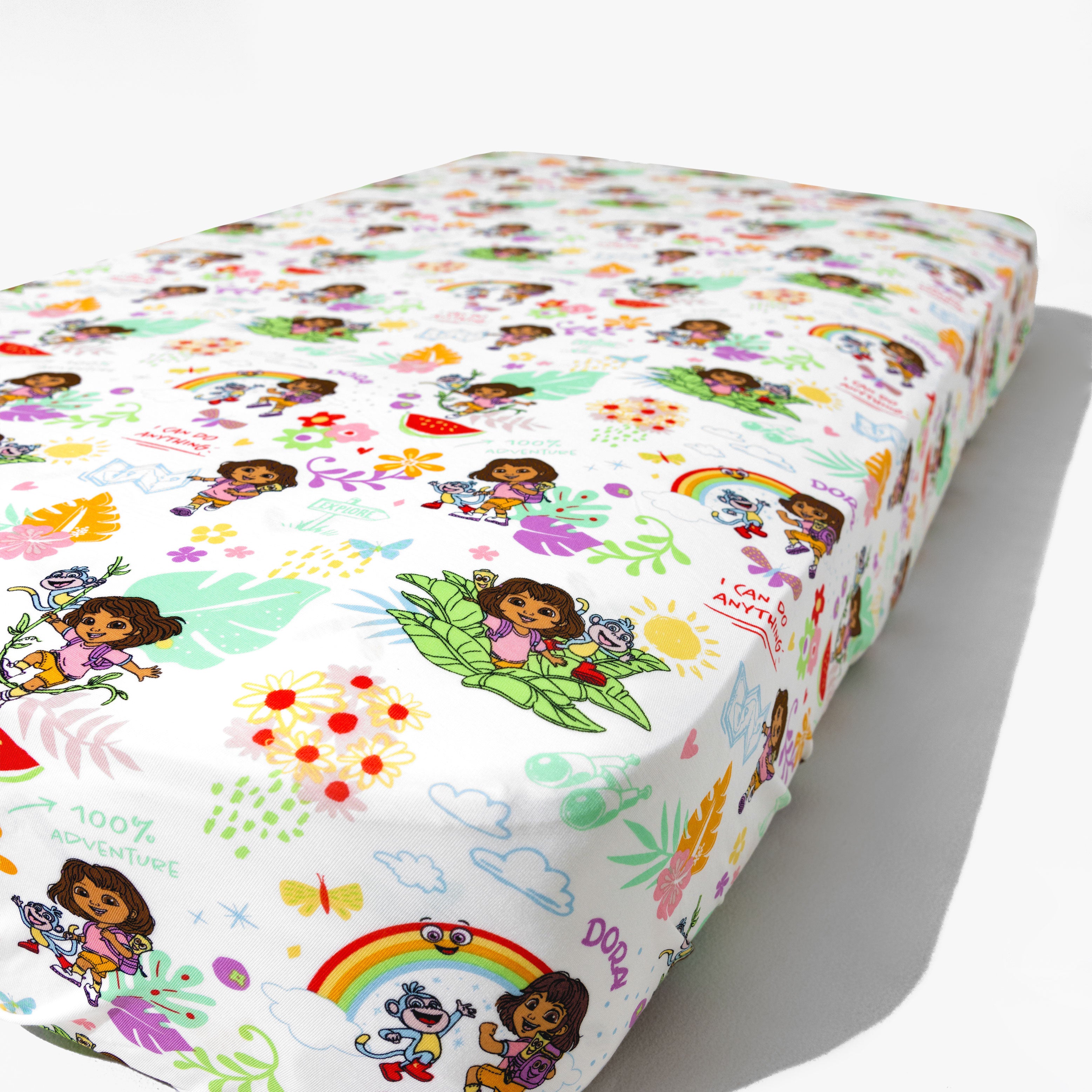 Dora: Tropical Dreams Bamboo Twin Sheet Set - Cozy & Playful
