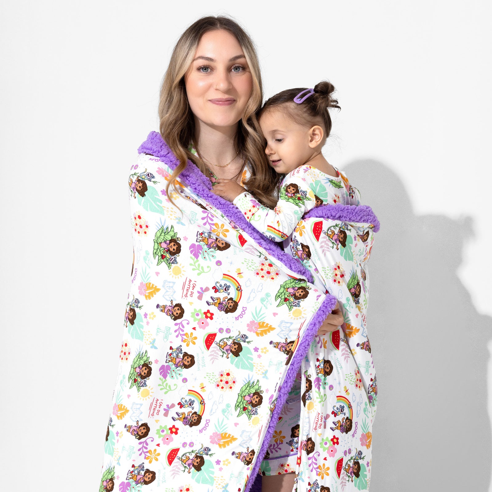 Dora: Tropical Dreams Bamboo Sherpa Blanket