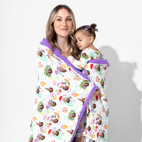 Dora: Tropical Dreams Bamboo Sherpa Blanket