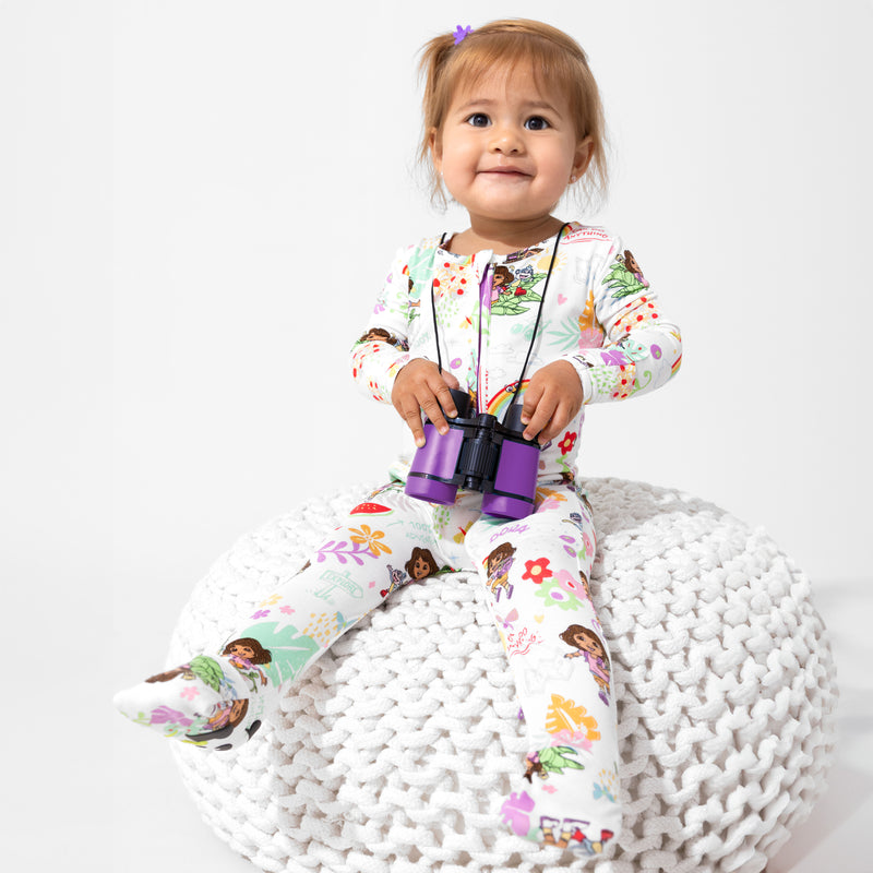 Dora: Tropical Dreams Bamboo Convertible Footie