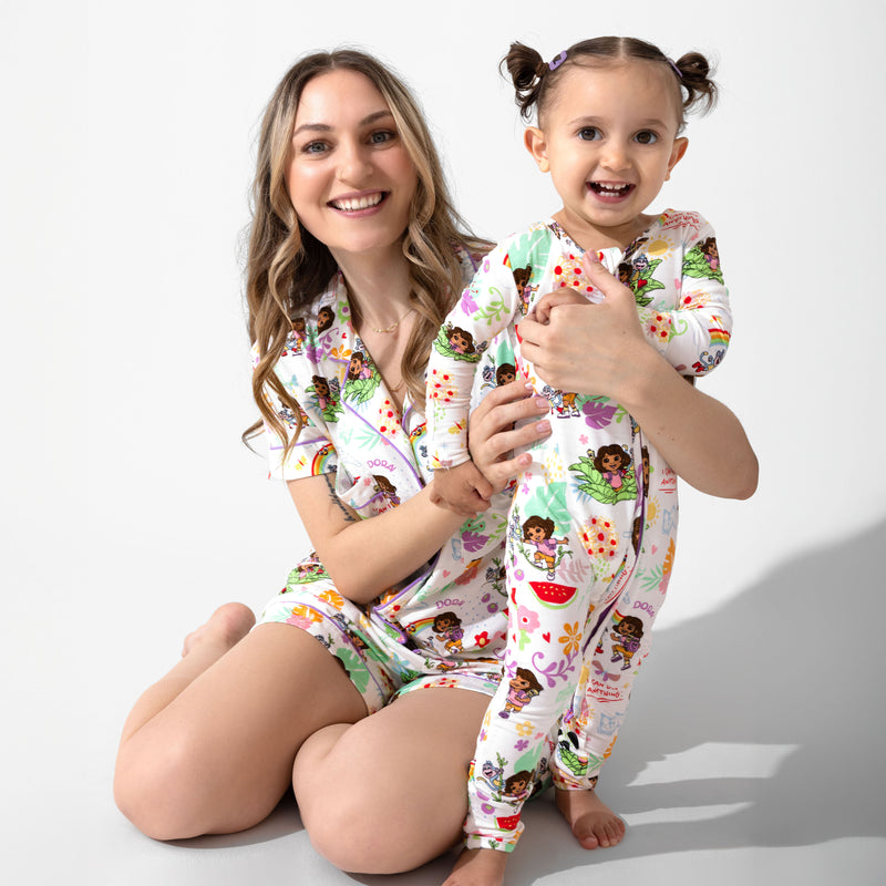Dora: Tropical Dreams Bamboo Convertible Footie