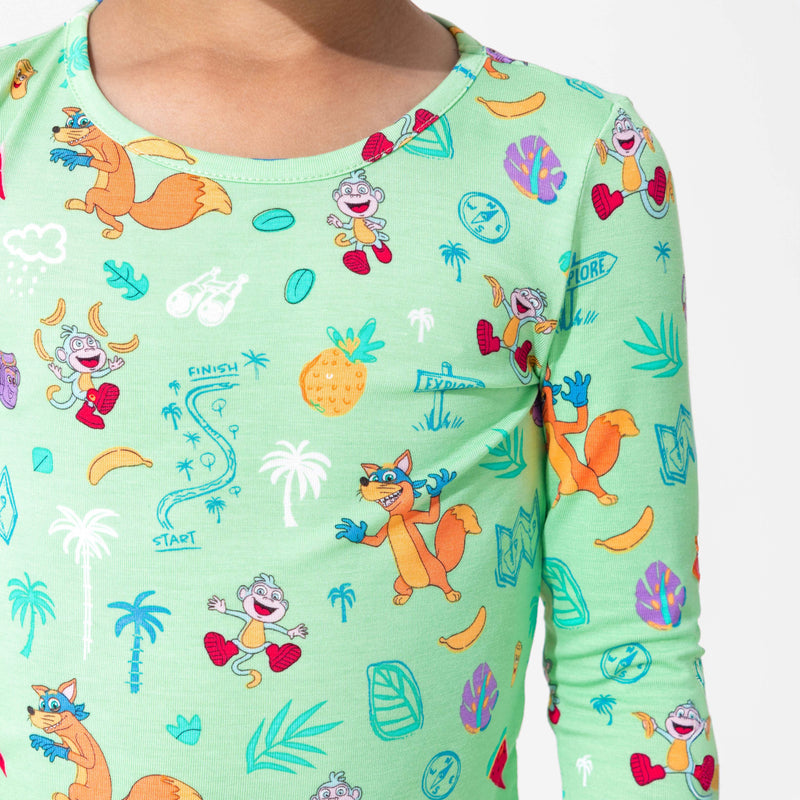 Dora: Boots' Jungle Adventure Bamboo Kids Pajamas