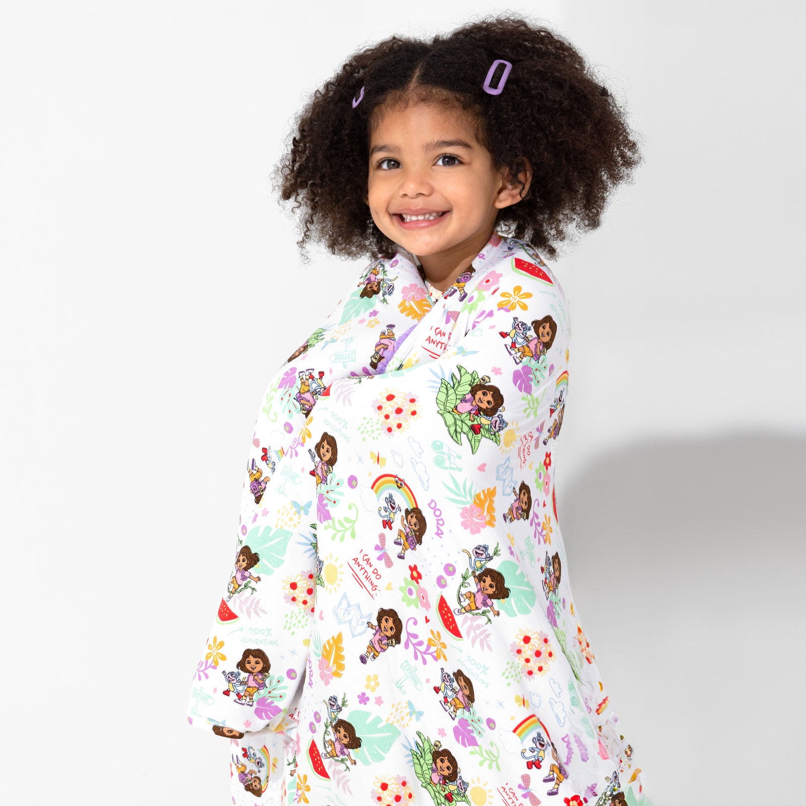 Dora: Tropical Dreams Bamboo Sherpa Blanket