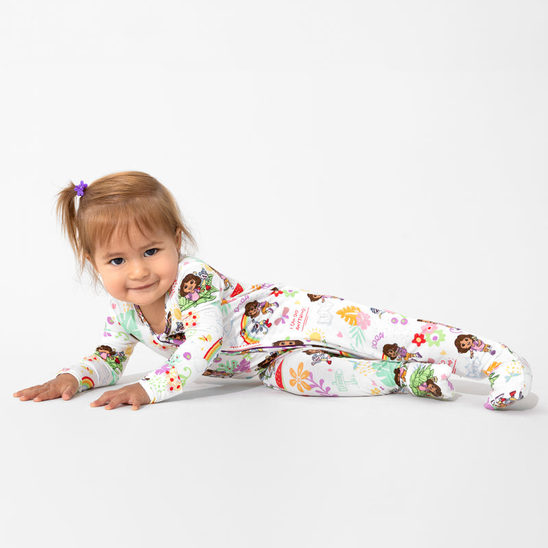 Dora: Tropical Dreams Bamboo Convertible Footie