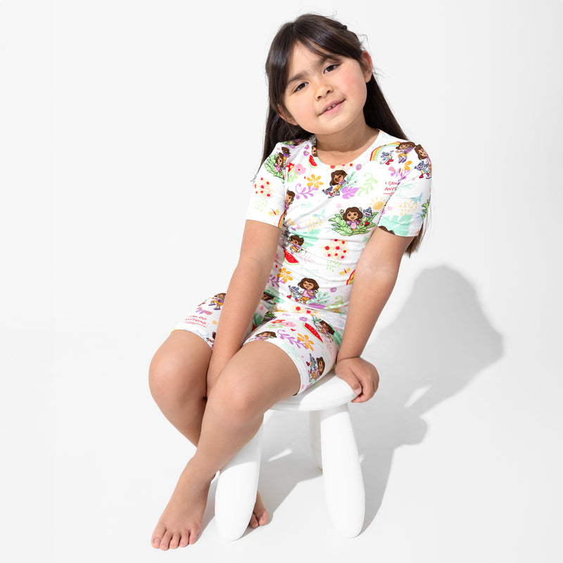 Dora: Tropical Dreams Bamboo Kids Pajama Short Set