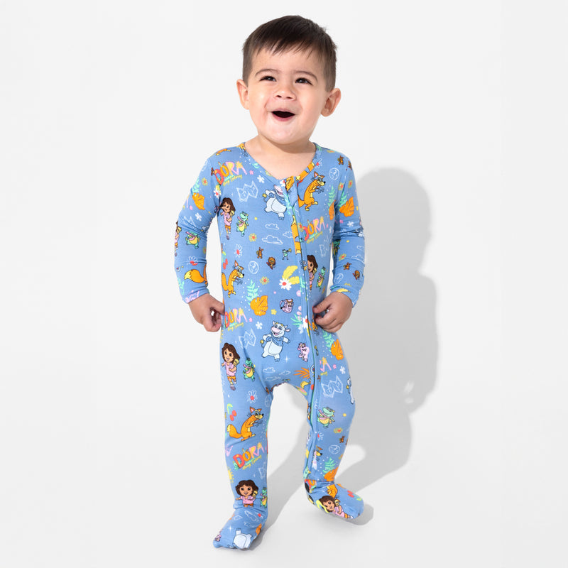 Dora: Fiesta Fun Bamboo Convertible Footie