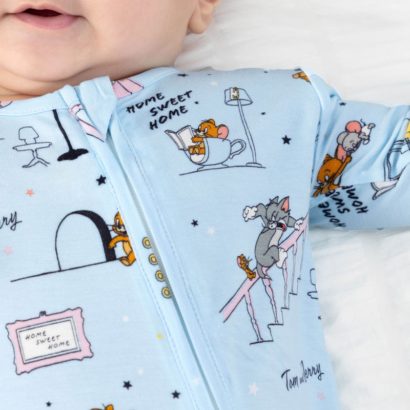 Tom & Jerry: Home Sweet Home Bamboo Convertible Footie