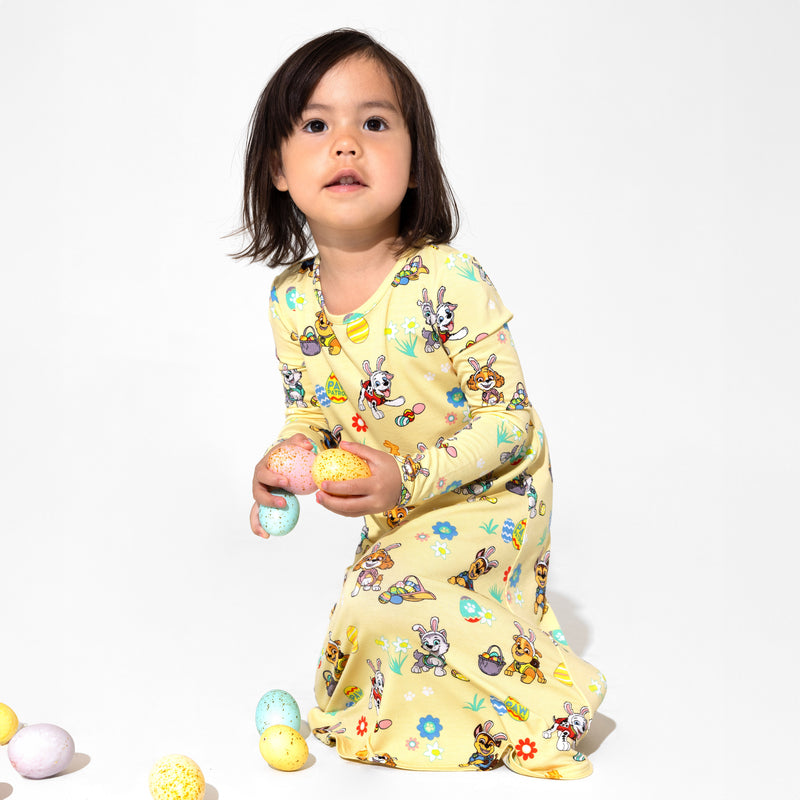 PAW Patrol: Bunny Fun Bamboo Girls' Long Sleeve Dress