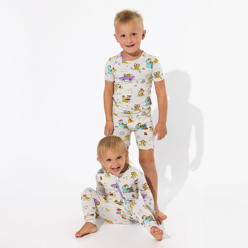 Garfield & Friends Bamboo Convertible Footie