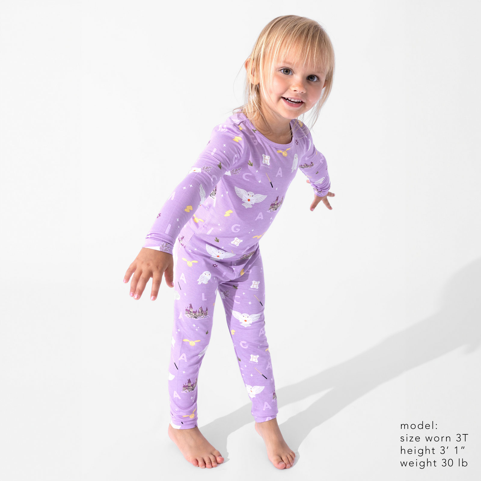 Hedwig's Magical Mail Bamboo Kids Pajamas