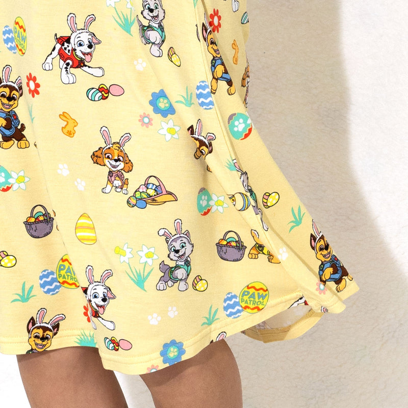 PAW Patrol: Bunny Fun Bamboo Girls' Long Sleeve Dress