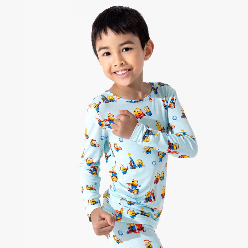 Merry Minions Holiday Bamboo Kids Pajamas