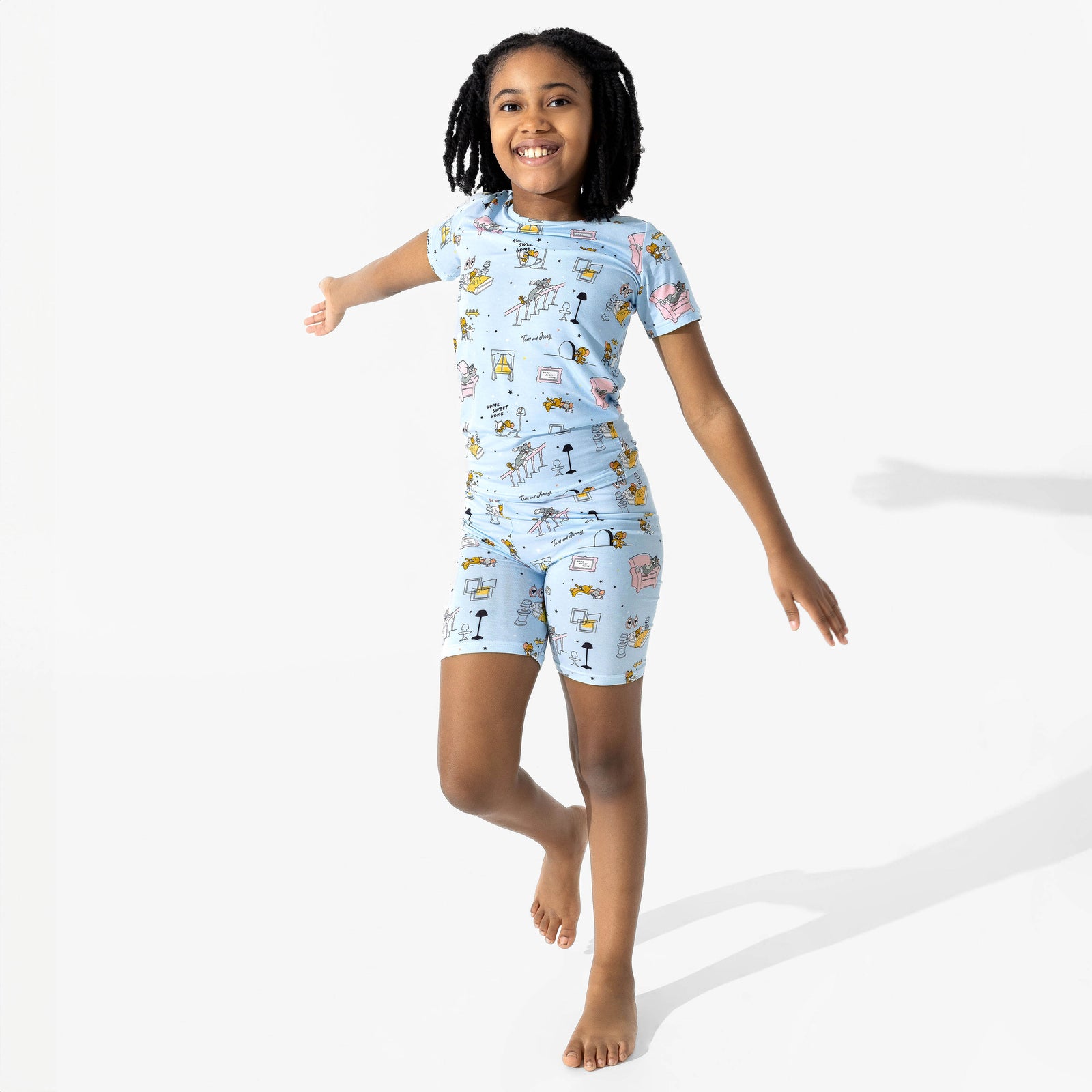 Tom & Jerry: Home Sweet Home Bamboo Kids Short Set