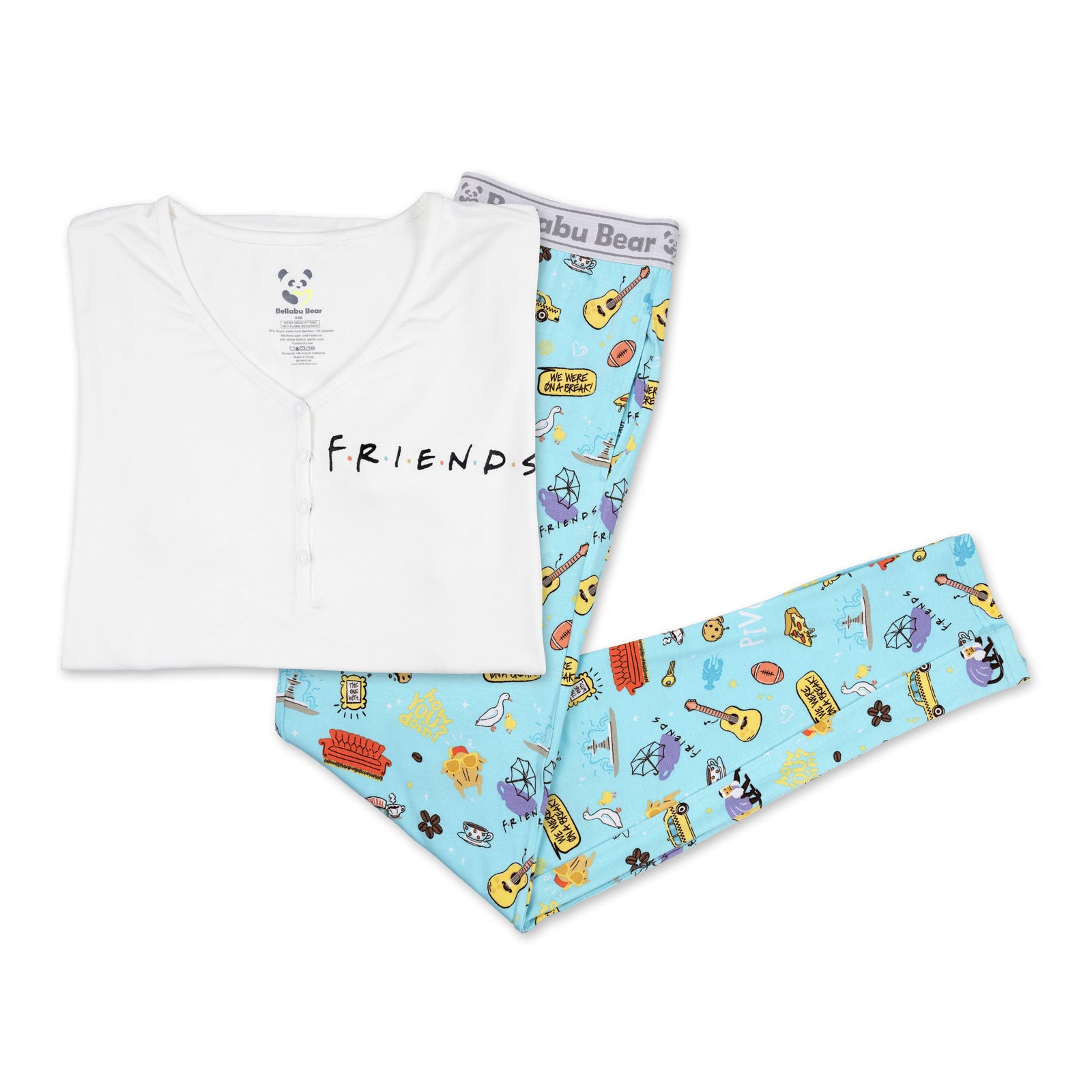 FRIENDS™: Central Perk Bamboo Women's Pajama Set