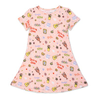 FRIENDS™: You're My Lobster Bamboo Girls' Short Sleeve Dress