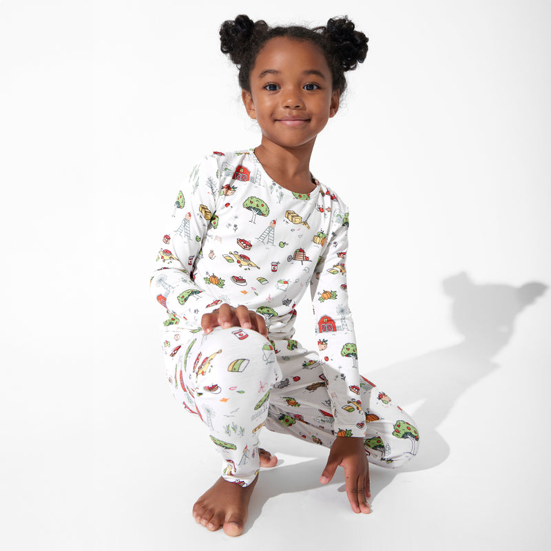 Farm Vibes Bamboo Kids Pajamas