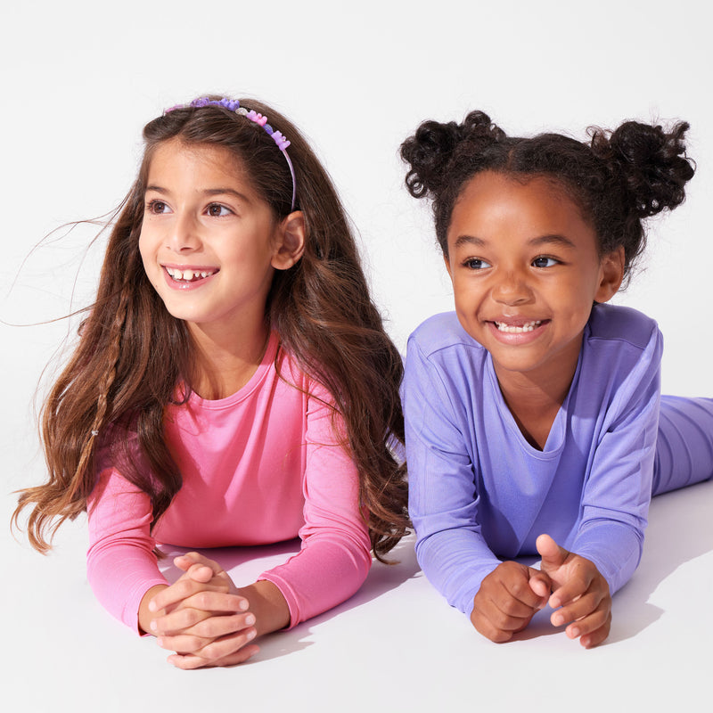 Bubblegum Pink Bamboo Kids Pajamas