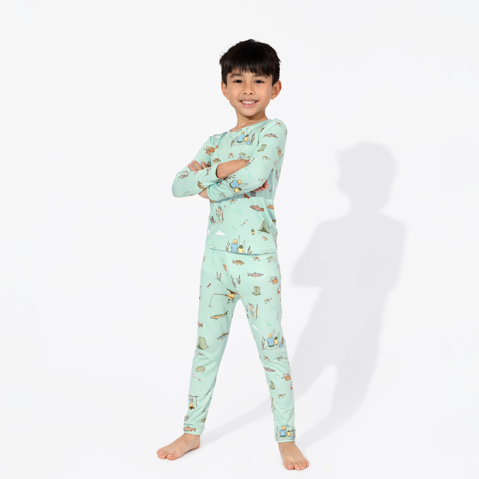 Fishing Bamboo Kids Pajamas