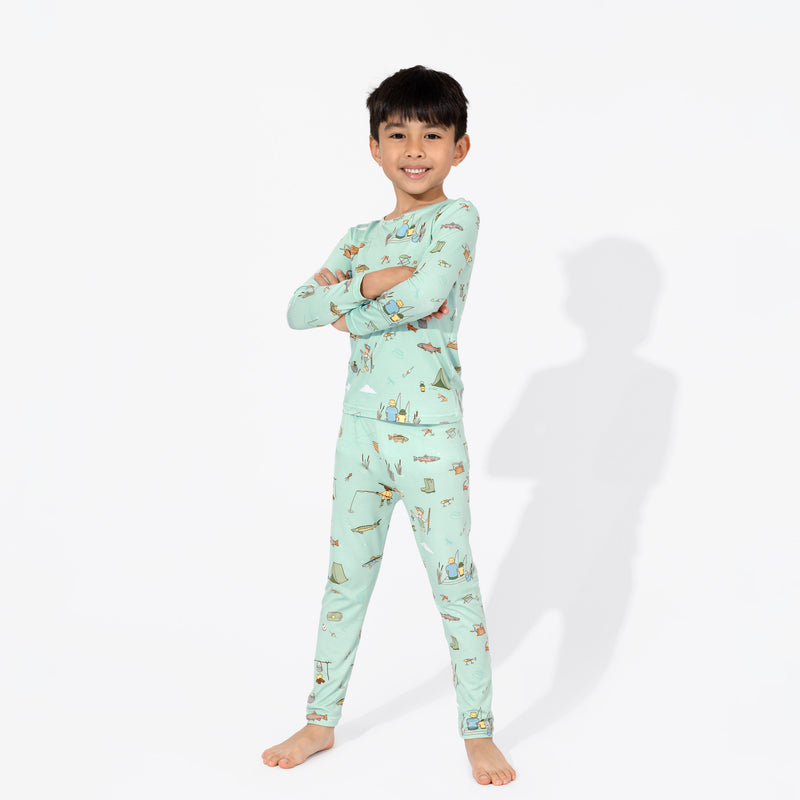 Fishing Bamboo Kids Pajamas