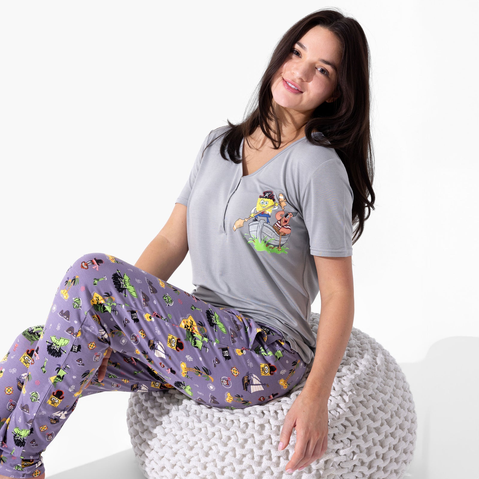 Spongebob SquarePants: Flying Dutchman Bamboo Women's Pajama Set