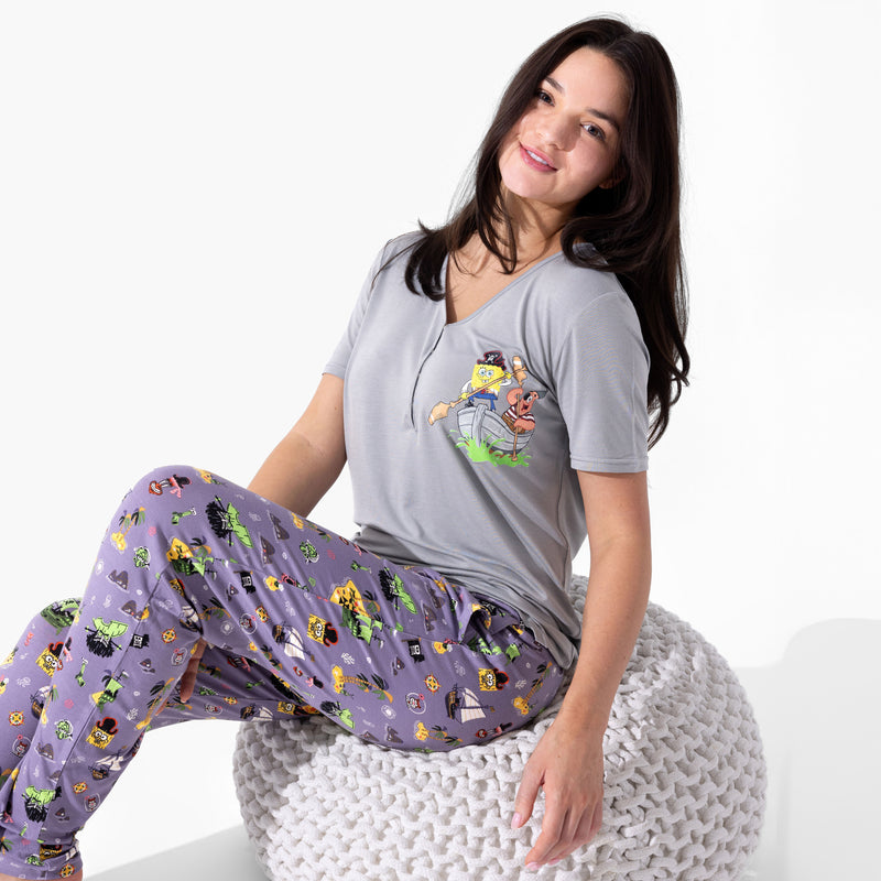 Spongebob SquarePants: Flying Dutchman Bamboo Women's Pajama Set