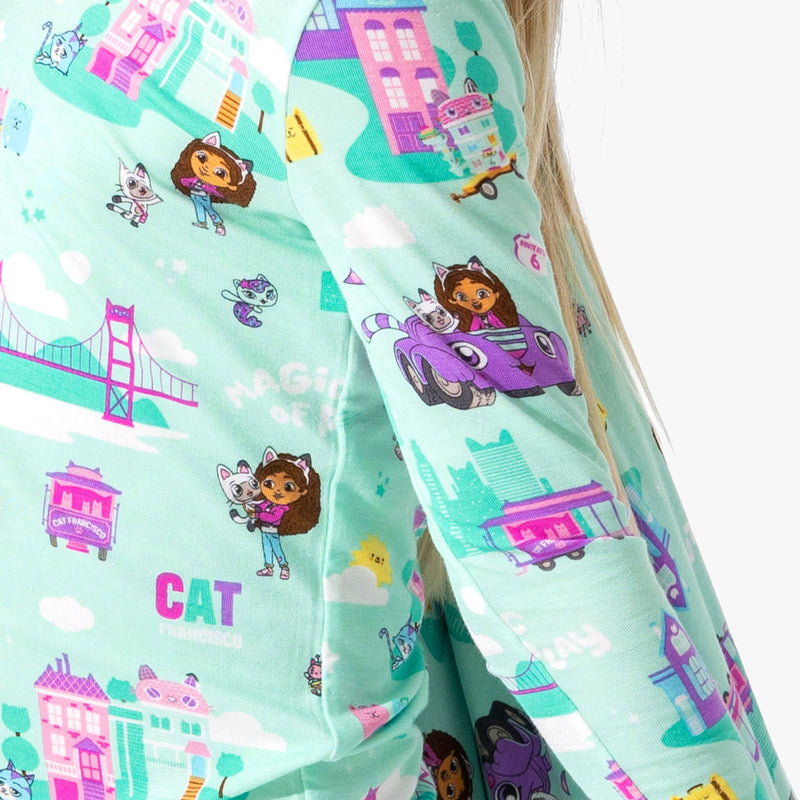 Gabby's Dollhouse: Cat Francisco Bamboo Kids Pajamas