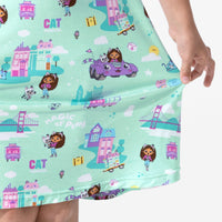 Gabby's Dollhouse: Cat Francisco Bamboo Girls' Short Sleeve Dress