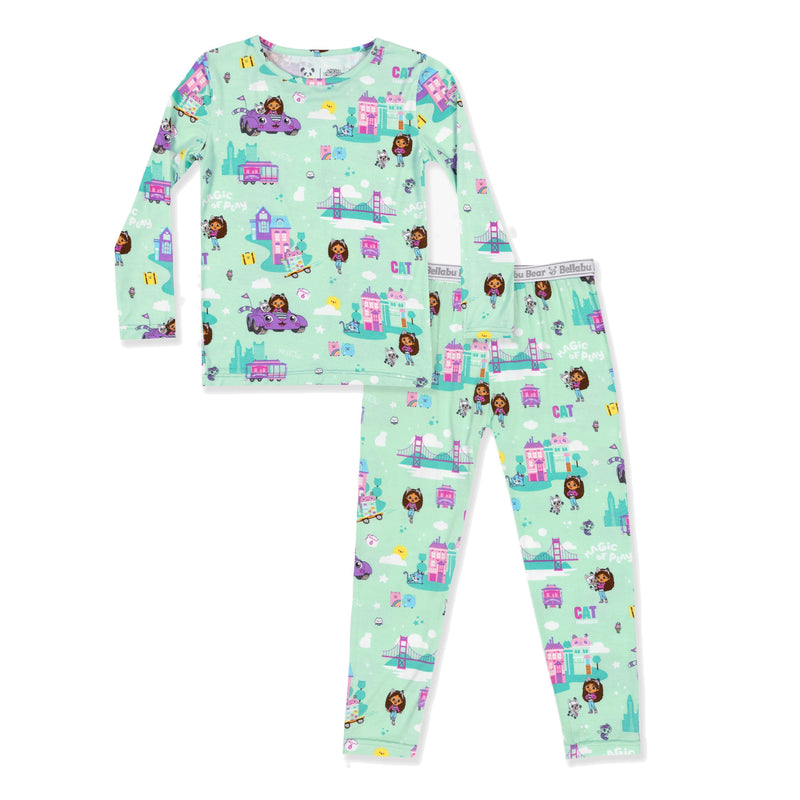 Gabby's Dollhouse: Cat Francisco Bamboo Kids Pajamas