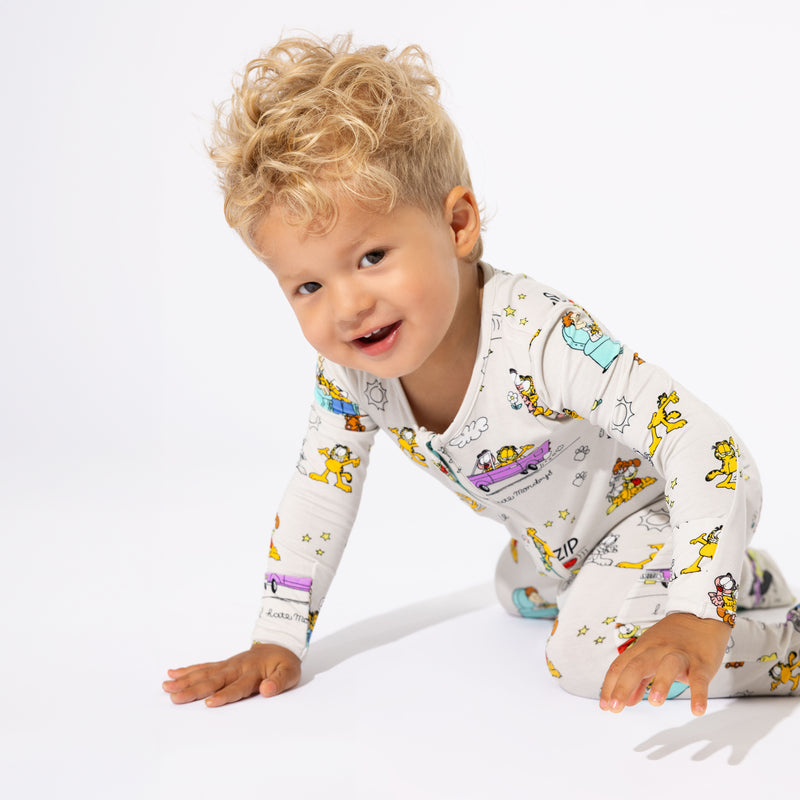 Garfield & Friends Bamboo Convertible Footie