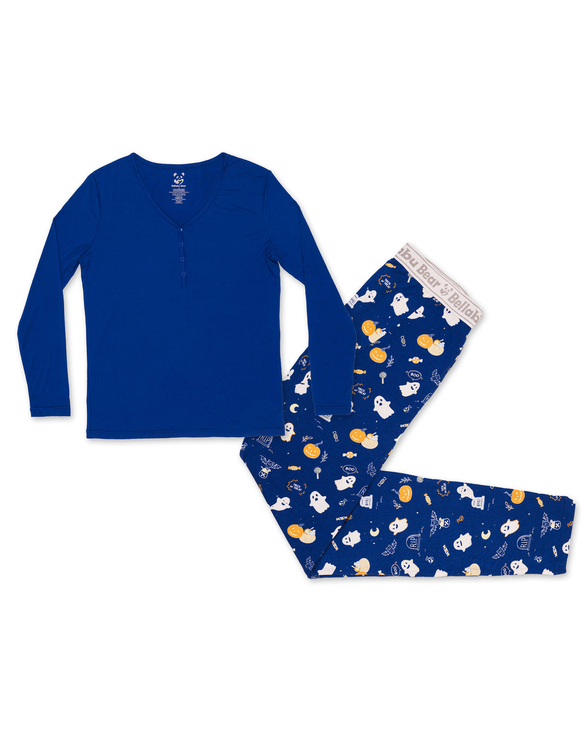 Ghosts Bamboo Women's Pajama Set
