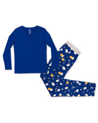Ghosts Bamboo Women's Pajama Set