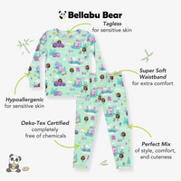 Gabby's Dollhouse: Cat Francisco Bamboo Kids Pajamas