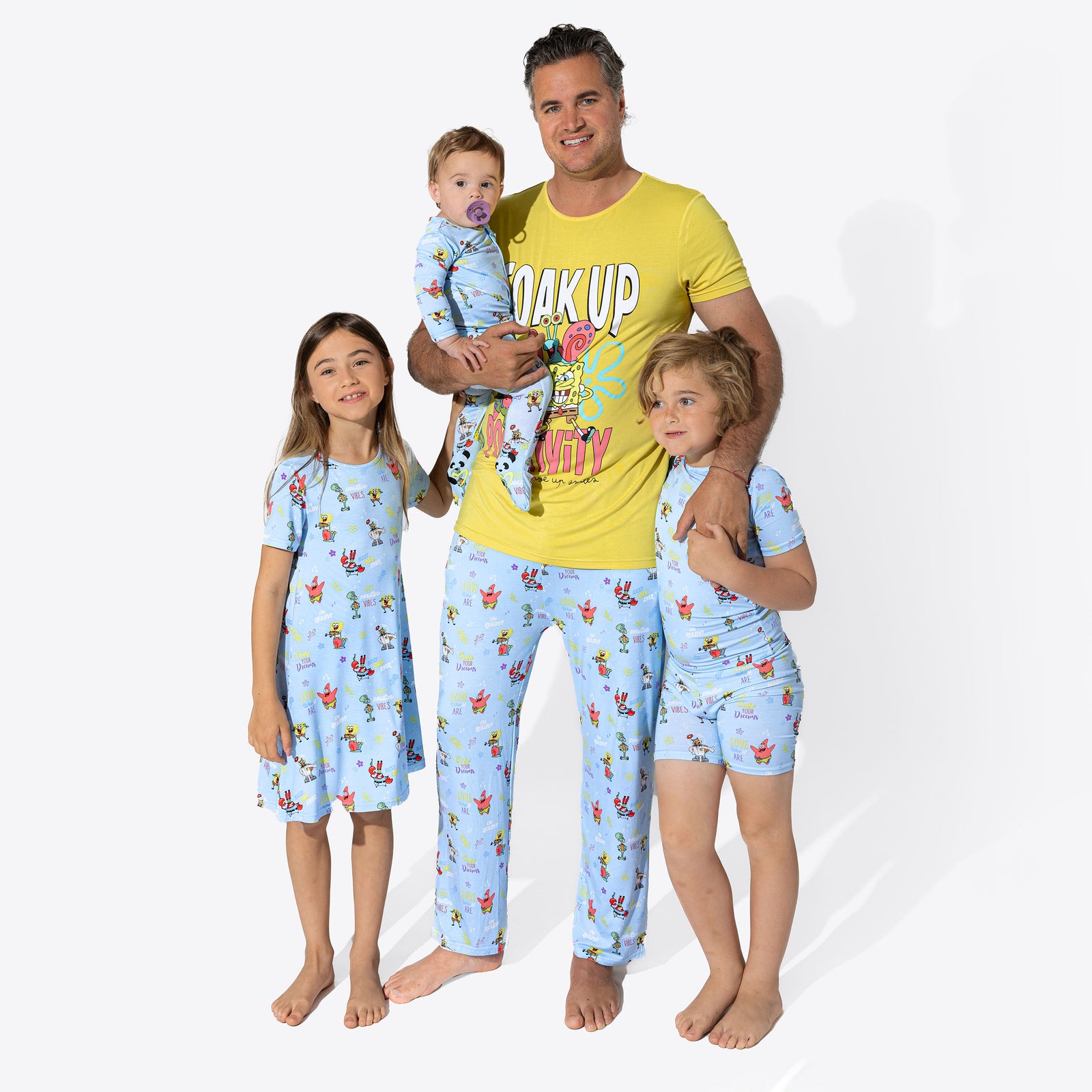 SpongeBob SquarePants: Good Vibes Bamboo Men's Pajama Set