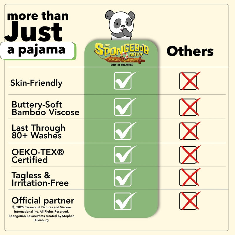 SpongeBob SquarePants: Flying Dutchman Bamboo Convertible Footie