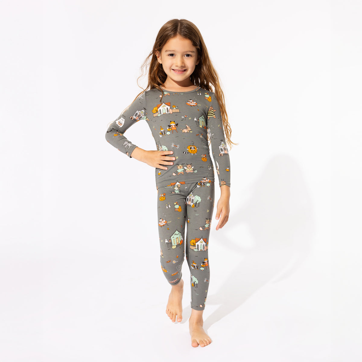 Trick or Treaters Bamboo Kids Pajamas