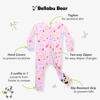 Happee Birthdae Harry Bamboo Convertible Footie