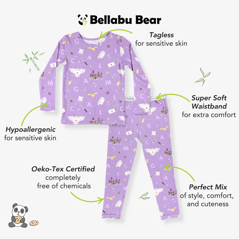 Hedwig's Magical Mail Bamboo Kids Pajamas
