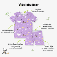 Hedwig's Magical Mail Bamboo Kids Pajama Short Set