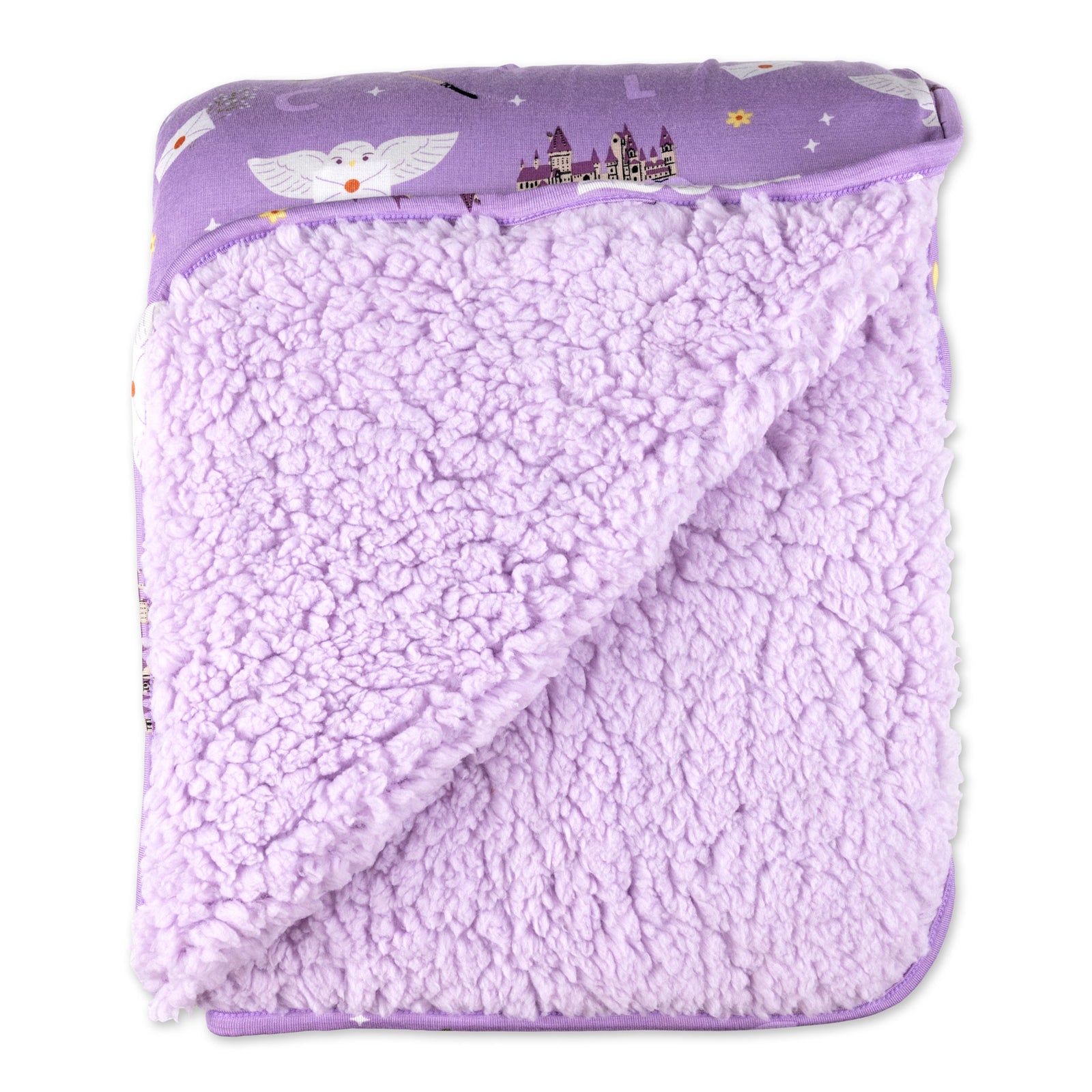 Hedwig's Magical Mail Bamboo Sherpa Blanket