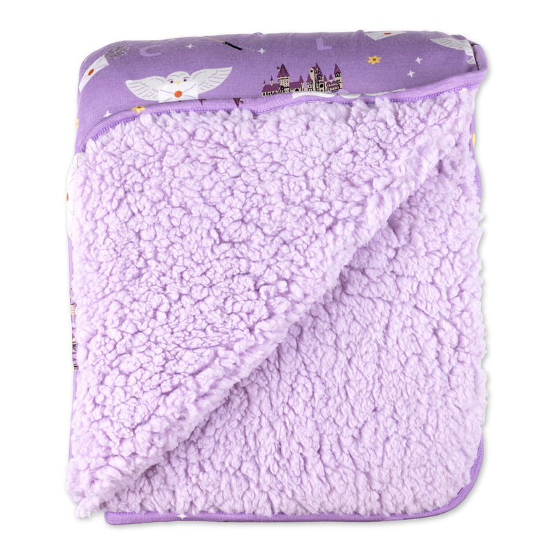Hedwig's Magical Mail Bamboo Sherpa Blanket