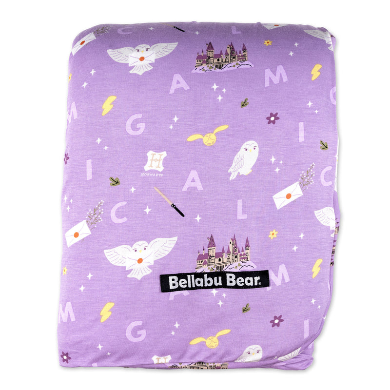 Hedwig's Magical Mail Bamboo Sherpa Blanket