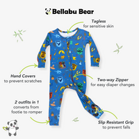 House Pride Bamboo Convertible Footie