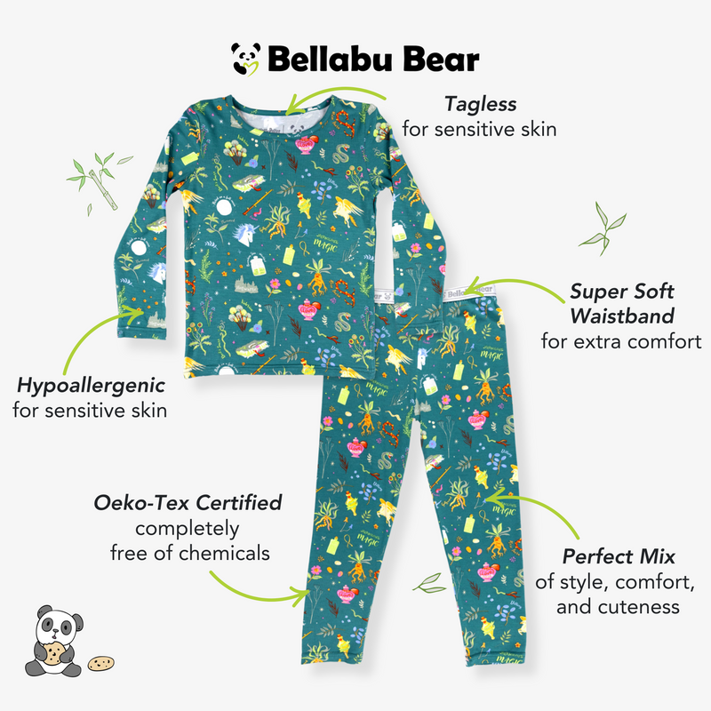 Mandrake's Potions & Herbs Bamboo Kids Pajamas