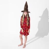 Hogwarts Express Bamboo Girls' Long Sleeve Dress