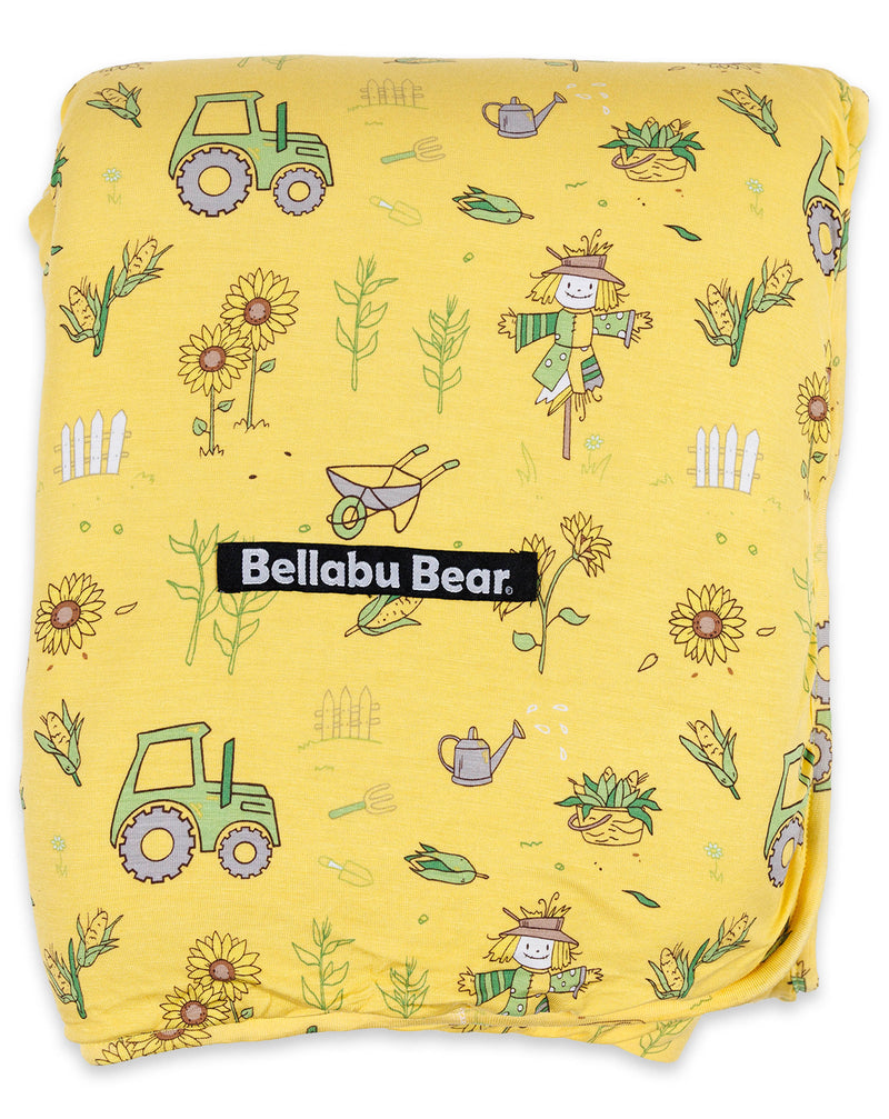Autumn Harvest Bamboo Sherpa Blanket