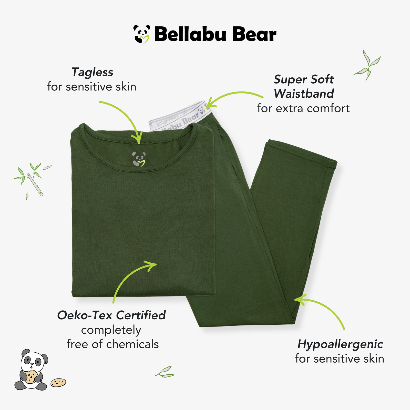 Evergreen Bamboo Men's Pajama Set