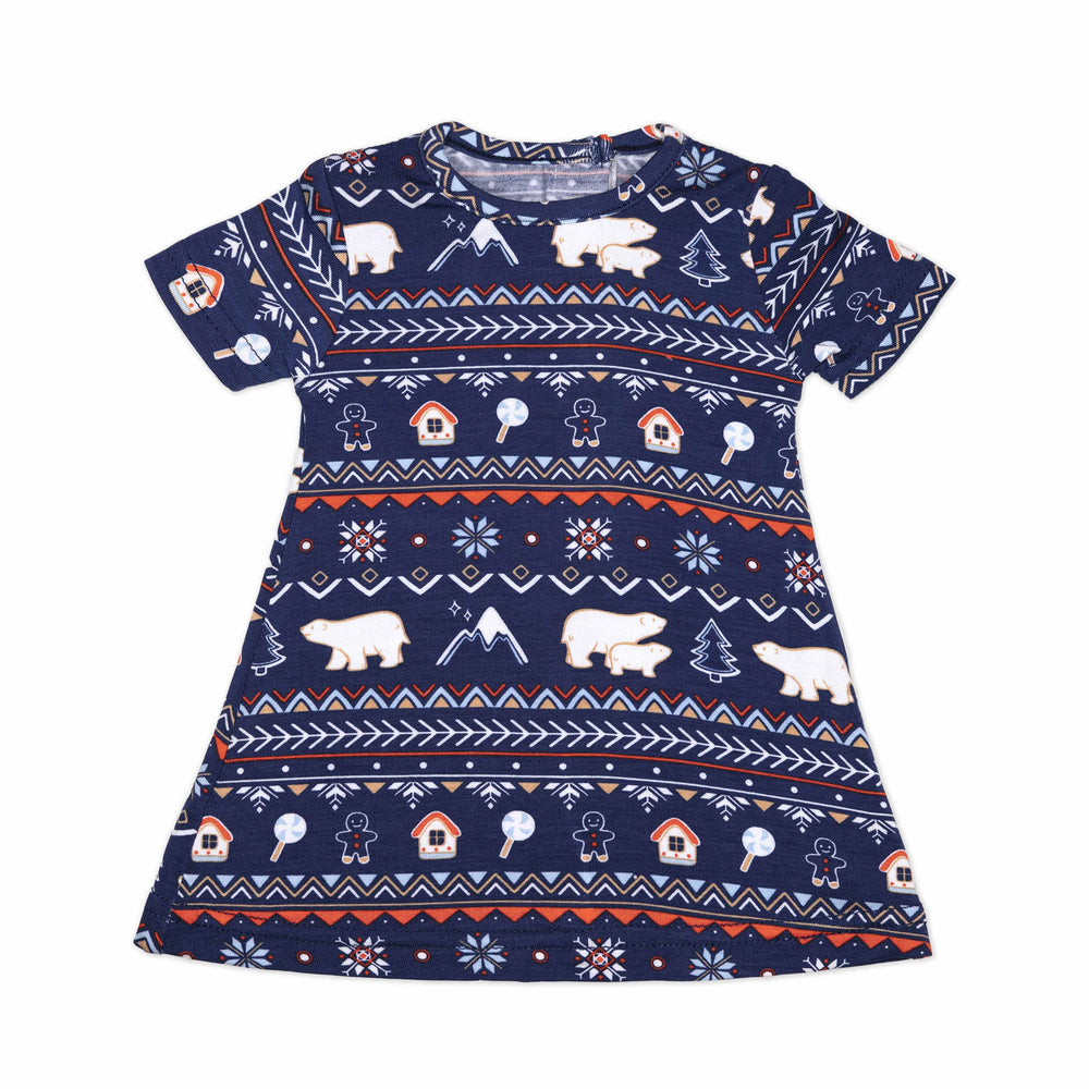 Polar Isle Blue Bamboo Matching Girls' 18