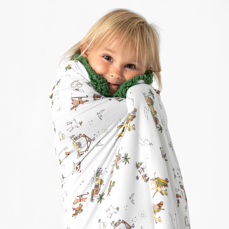 Holy Night Bamboo Sherpa Blanket