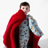 Merry Minions Holiday Bamboo Sherpa Blanket