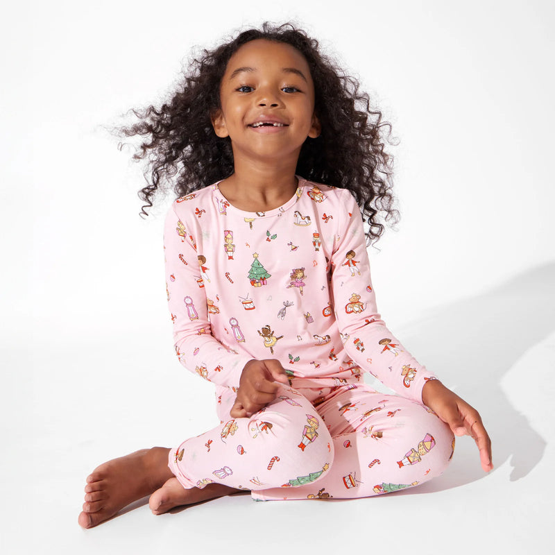 Pretty In Pink Holiday Bundle - Bamboo Kids Pajamas